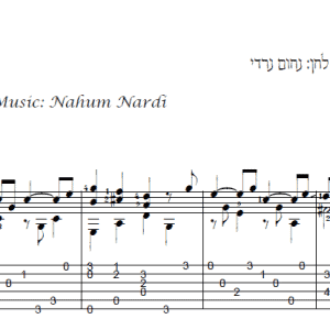 עיבוד פינגרסטייל לגיטרה מאת חגי רחביה לשיר פטיש מסמר הכולל תווים לגיטרה,טאבים לגיטרה ואקורדים לגיטרה.