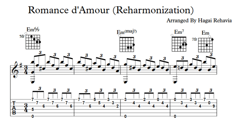 רומנסה ספרדית Romance D'amour